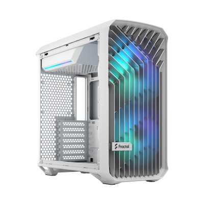 Fractal Design Torrent Compact RGB White TG clear tint Mid-Tower Power supply included No