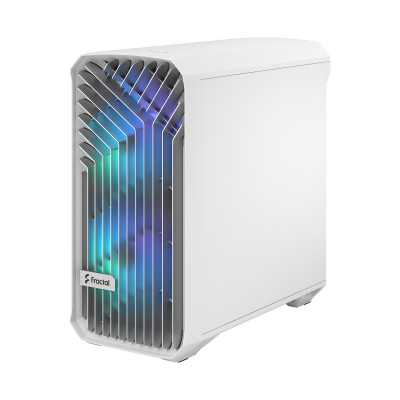 Fractal Design Torrent Compact RGB White TG clear tint Mid-Tower Power supply included No