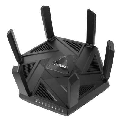 Asus Wifi 6 802.11ax Tri-band Gigabit Gaming Router RT-AXE7800 802.11ax 574+4804+2402 Mbit/s 10/100/1000 Mbit/s Ethernet LAN (RJ