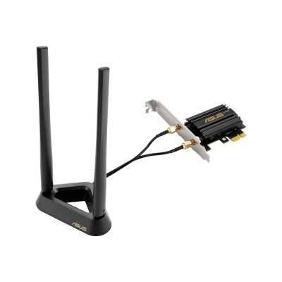 Asus Tri Band PCI-E WiFi 6E PCE-AXE59BT 802.11ax 574/2402/2042574/2402/2042 Mbit/s Mesh Support No MU-MiMO No No mobile broadban