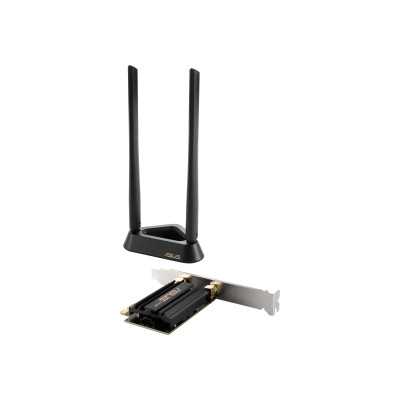 Asus Tri Band PCI-E WiFi 6E PCE-AXE59BT 802.11ax 574/2402/2042574/2402/2042 Mbit/s Mesh Support No MU-MiMO No No mobile broadban