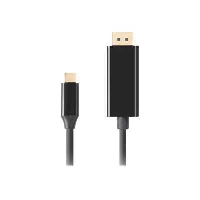 Lanberg USB-C to DisplayPort Cable, 3 m 4K/60Hz, Black Lanberg USB-C to DisplayPort Cable CA-CMDP-10CU-0030-BK 3 m Black