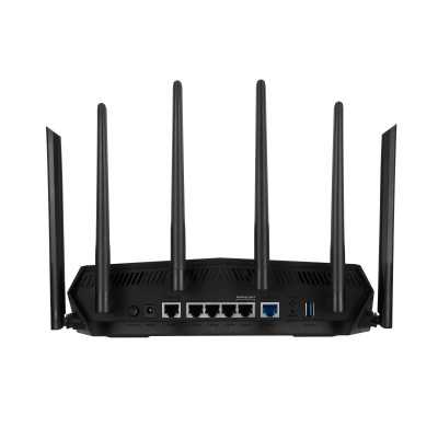 Asus Dual Band WiFi6 Gigabit Router TUF Gaming AX6000 802.11ax 1148+4804 Mbit/s 10/100/1000 Mbit/s Ethernet LAN (RJ-45) ports 5 