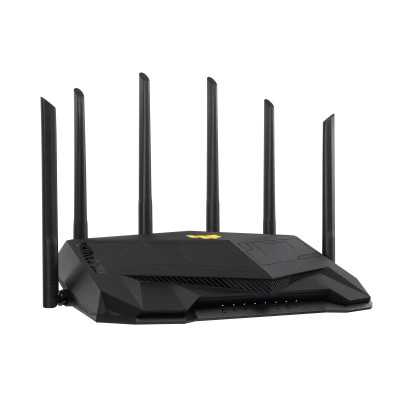 Asus Dual Band WiFi6 Gigabit Router TUF Gaming AX6000 802.11ax 1148+4804 Mbit/s 10/100/1000 Mbit/s Ethernet LAN (RJ-45) ports 5 