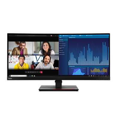 Lenovo ThinkVision P34w-20 34.14 " IPS 21:9 4 ms 300 cd/m Black 60 Hz HDMI ports quantity 2