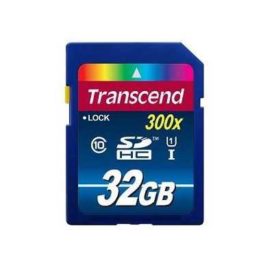 MEMORY SDHC 32GB UHS-I 300X/CLASS10 TS32GSDU1 TRANSCEND