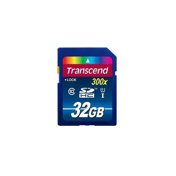 MEMORY SDHC 32GB UHS-I 300X/CLASS10 TS32GSDU1 TRANSCEND