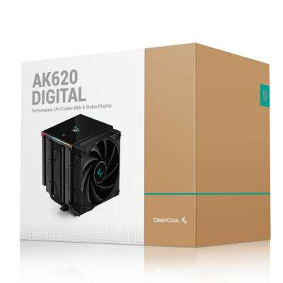 Deepcool AK620 Zero Dark Intel, AMD Digital CPU Air Cooler