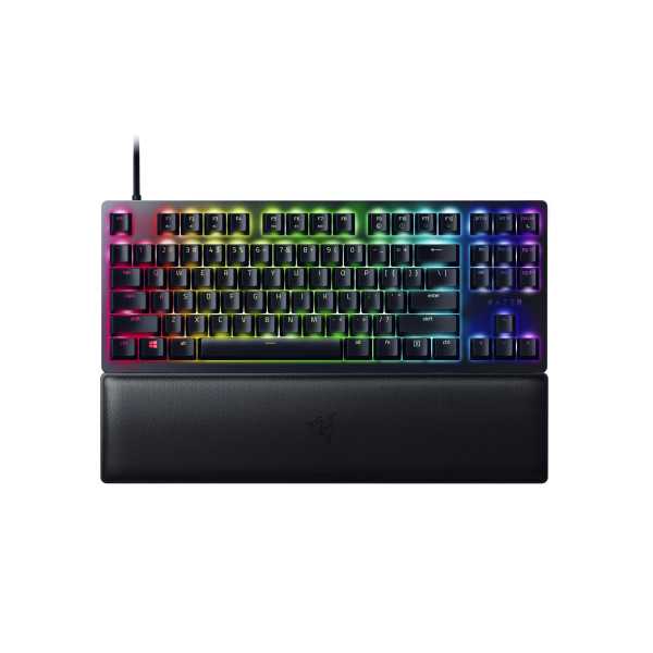 Razer Huntsman V2 Tenkeyless žaidimų klaviatūra Optinė žaidimų klaviatūra RGB LED lemputė JAV laidinis linijinis raudonas jungik