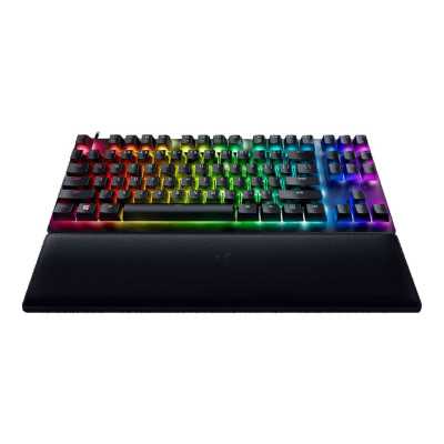 Razer Huntsman V2 Tenkeyless Gaming keyboard Optical Gaming Keyboard RGB LED light US Wired Linear Red Switch