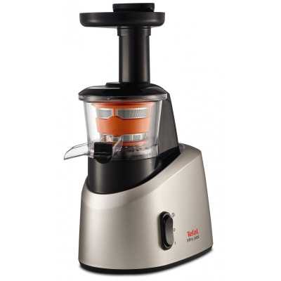 TEFAL Slow Juicer ZC255B38 Type Electric Silver/ black 200 W Extra large fruit input Number of speeds 2 82 RPM