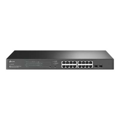 TP-LINK JetStream 18-Port Gigabit Smart Switch with 16-Port PoE+ TL-SG2218P Managed L2 Rackmountable