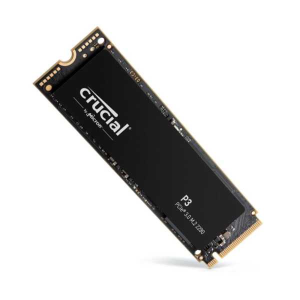 SSD| CRUCIAL |P3|2TB|M.2|PCIE|NVMe|3D NAND|Rašymo greitis 3000 MB/sek|Nuskaitymo greitis 3500 MB/sek|TBW 440 TB |CT2000P3SSD8