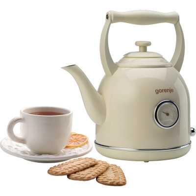 Gorenje Kettle K17CLIN Electric 2000 W 1.7 L Plastic/Metal 360 rotational base Ivory