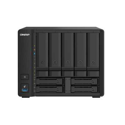 QNAP 9-Bay QTS NAS TS-932PX-4G Up to 9 HDD/SSD Hot-Swap AnnapurnaLabs Alpine AL324 ARM Cortex-A57 Quad-Core Processor frequency 