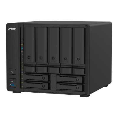 QNAP 9-Bay QTS NAS TS-932PX-4G Up to 9 HDD/SSD Hot-Swap AnnapurnaLabs Alpine AL324 ARM Cortex-A57 Quad-Core Processor frequency 