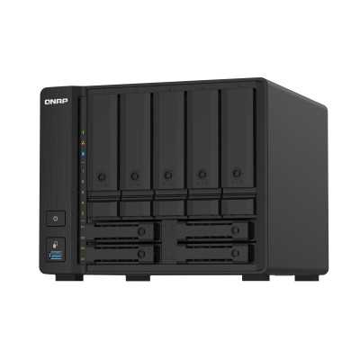 QNAP 9-Bay QTS NAS TS-932PX-4G Up to 9 HDD/SSD Hot-Swap AnnapurnaLabs Alpine AL324 ARM Cortex-A57 Quad-Core Processor frequency 