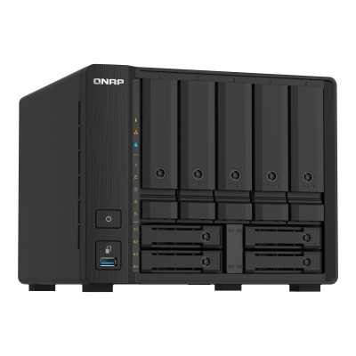 QNAP 9-Bay QTS NAS TS-932PX-4G Up to 9 HDD/SSD Hot-Swap AnnapurnaLabs Alpine AL324 ARM Cortex-A57 Quad-Core Processor frequency 