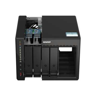 QNAP 4-Bay desktop NAS TS-453E-8G Up to 4 HDD/SSD Hot-Swap Intel Celeron J6412 Quad-Core Processor frequency 2.6 GHz 8 GB