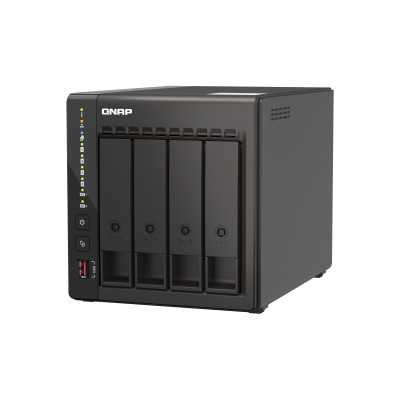 QNAP 4-Bay desktop NAS TS-453E-8G Up to 4 HDD/SSD Hot-Swap Intel Celeron J6412 Quad-Core Processor frequency 2.6 GHz 8 GB