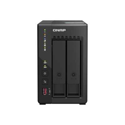 QNAP 2-Bay desktop NAS TS-253E-8G Intel Celeron J6412 4-core Processor frequency 2.6 GHz 8 GB