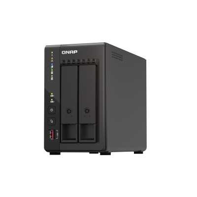 QNAP 2-Bay desktop NAS TS-253E-8G Intel Celeron J6412 4-core Processor frequency 2.6 GHz 8 GB