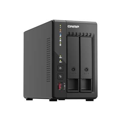 QNAP 2-Bay desktop NAS TS-253E-8G Intel Celeron J6412 4-core Processor frequency 2.6 GHz 8 GB