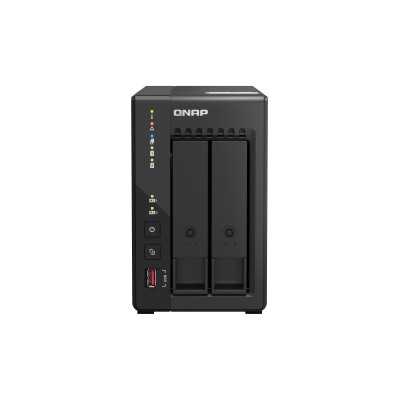 QNAP 2-Bay desktop NAS TS-253E-8G Intel Celeron J6412 4-core Processor frequency 2.6 GHz 8 GB