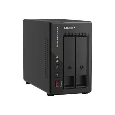 QNAP 2-Bay desktop NAS TS-253E-8G Intel Celeron J6412 4-core Processor frequency 2.6 GHz 8 GB