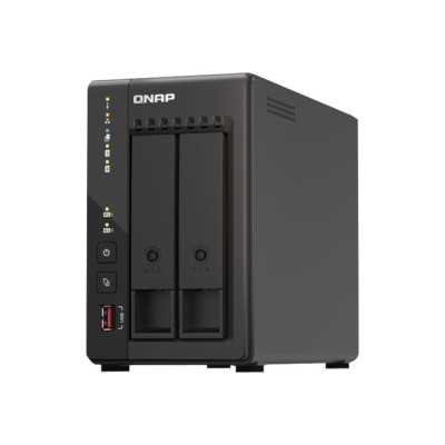 QNAP 2-Bay desktop NAS TS-253E-8G Intel Celeron J6412 4-core Processor frequency 2.6 GHz 8 GB