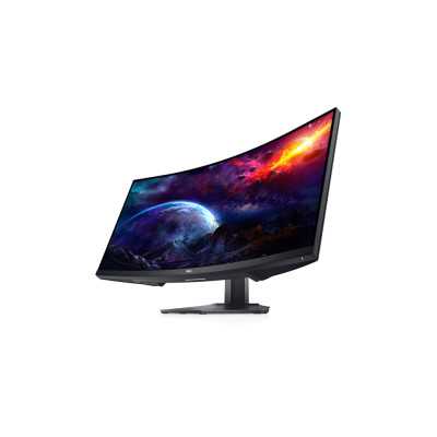 Dell LCD S3422DWG 34 " VA WQHD 3440 x 1440 21:9 2 ms 400 cd/m Black Headphone Out, Audio Out 144 Hz HDMI ports quantity 2