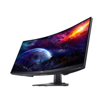 Dell LCD S3422DWG 34 " VA WQHD 3440 x 1440 21:9 2 ms 400 cd/m Black Headphone Out, Audio Out 144 Hz HDMI ports quantity 2