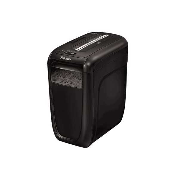 Fellowes Powershred 60Cs Black 22 L Kreditinių kortelių smulkinimas Cross Cut Smulkintuvas Popieriaus tvarkymas standartinis / i