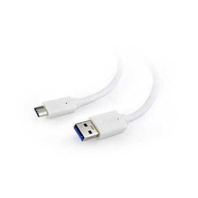 CABLE USB-C TO USB3 1M WHITE/CCP-USB3-AMCM-1M-W GEMBIRD