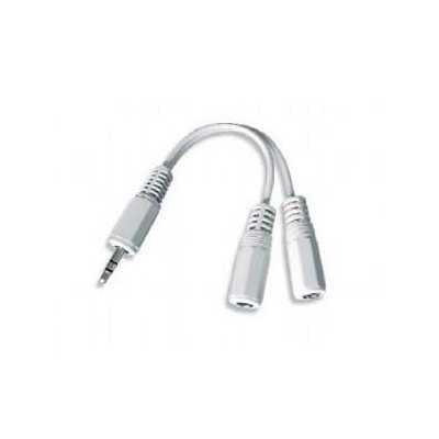 CABLE AUDIO SPLITTER 3.5MM/10CM WHITE CCA-415W GEMBIRD