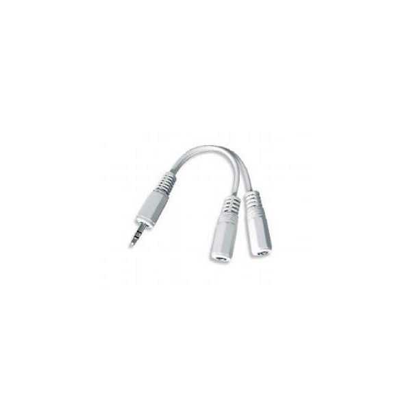 CABLE AUDIO SPLITTER 3.5MM/10CM WHITE CCA-415W GEMBIRD