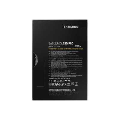 Samsung V-NAND SSD 980 500 GB SSD form factor M.2 2280 SSD interface M.2 NVME Write speed 3000 MB/s Read speed 3500 MB/s