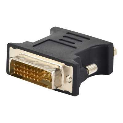 Gembird Adapter DVI-A male to VGA 15-pin HD (3 rows) female, black Gembird