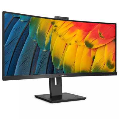 Philips Curved Monitor 34B1U5600CH/00 34 " VA WQHD 21:9 4 ms 350 cd/m Black 120 Hz HDMI ports quantity 1