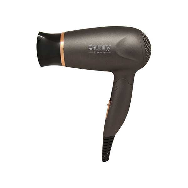 Camry Hair Dryer CR 2261 1400 W Number of temperature settings 2 Metallic Grey/Gold