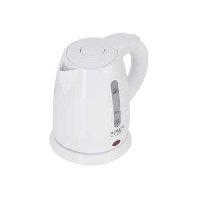 Adler Kettle AD 1272 Electric 1600 W 1 L Stainless steel/Polypropylene 360 rotational base White