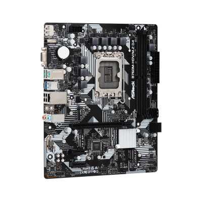 ASRock B760M-HDV/M.2 D4 Processor family Intel Processor socket LGA1700 DDR4 DIMM Memory slots 2 Supported hard disk drive inter