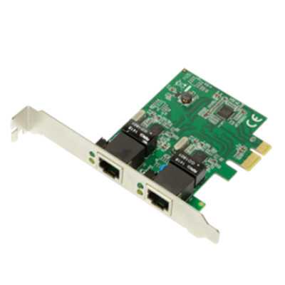 Logilink PC0075, 2-port Gigabit PCI Express network card Logilink 2 x Gigabit Lan (RJ 45) Lan card