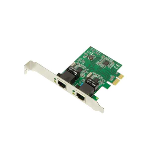 Logilink PC0075, 2-port Gigabit PCI Express network card Logilink 2 x Gigabit Lan (RJ 45) Lan card