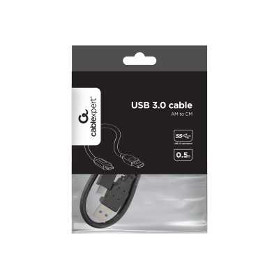 Cablexpert USB 3.0 AM to Type-C cable CCP-USB3-AMCM-0.5M