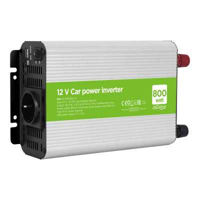 EnerGenie 12 V Car power inverter, 800 W EG-PWC800-01