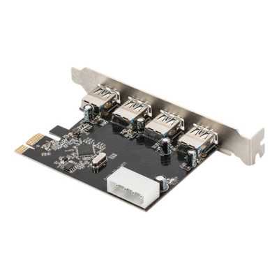 Digitus USB 3.0, 4 Port, PCI Express Add-On card 4 Ports A/F External, VL805 chipset DS-30221-1