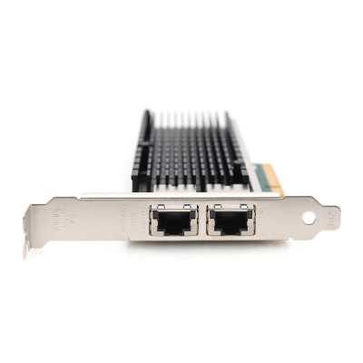 Digitus 10Gbps Dual Port Ethernet Server adapter PCIe X8, Intel X540 BT2 DN-10163