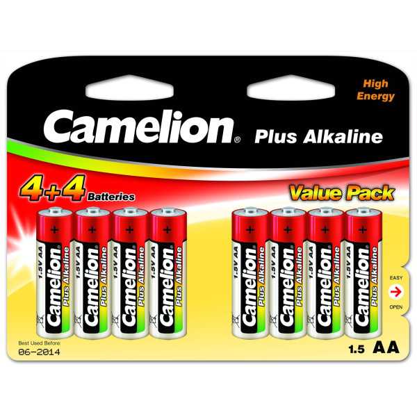 Camelion AA/LR6 Plus Alkaline 8 vnt.