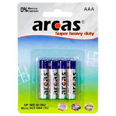 Arcas AAA/R03 Super Heavy Duty 4 pc(s)